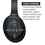 Sony WH-1000XM4 Wireless Premium Noise Canceling Overhead Headphones with Mic for Phone-Call and Alexa Voice Control, Black WH1000XM4 - Image 5