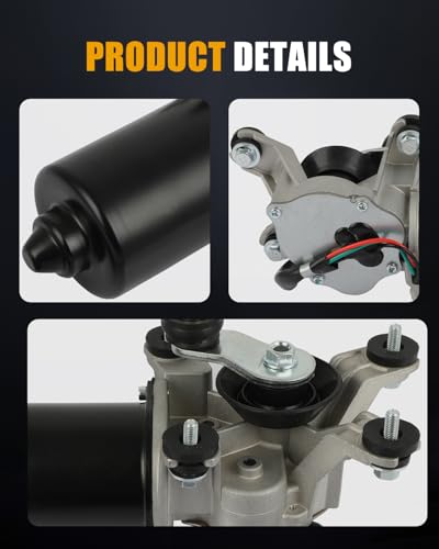 Image of ROADFAR Front Windshield Wiper Motor Fit for Nissan for Quest 1993-2002 | For Mercury For Villager 1993-2002|For Nissan For Quest 1993-2002|Replace 288100B000|XF5Z17508CA|YF5Z17508AA|5 Pins