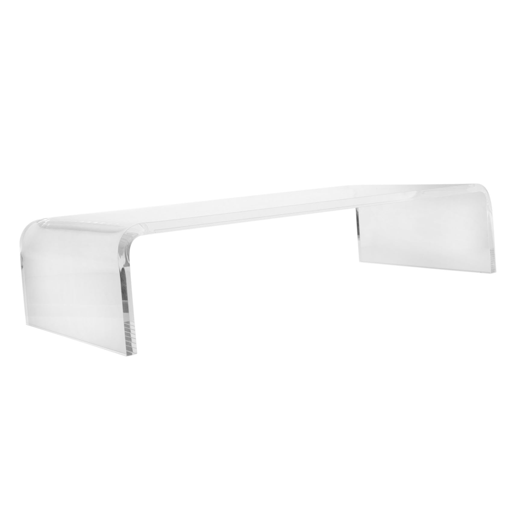 Support pour Écran de Bureau Protège Clavier, en Acrylique Transparent