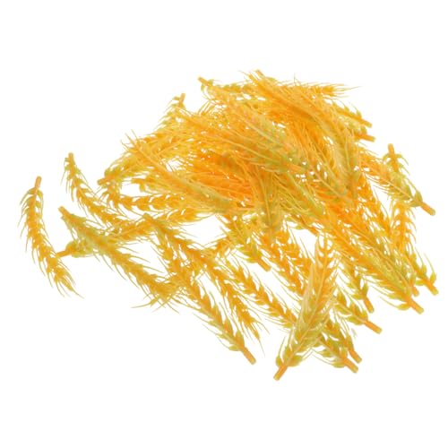 Alipis 50 Piezas Trigo Decorativas de Plástico Simulación Natural para Decoración Hogar Fiestas Mesas Elegantes