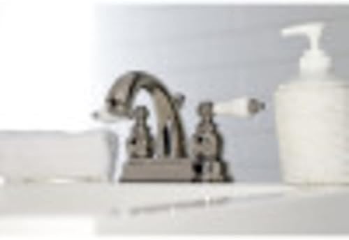 Miniatura 11 de Kingston Brass KB5611PL Restoration - Grifo de lavabo central de 4 pulgadas, cromo pulido Cromo pulido,Latón pulido,cepillado níquel,Mate negro,Oil