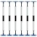 Produktbild 6x PROFISPANN® Türspanner 67-107cm - Bis 40kg - Made in Germany - Türspreizer Türfutterspreize Türzargenspanner aus Aluminium stufenlos verstellbar - MS-T2000