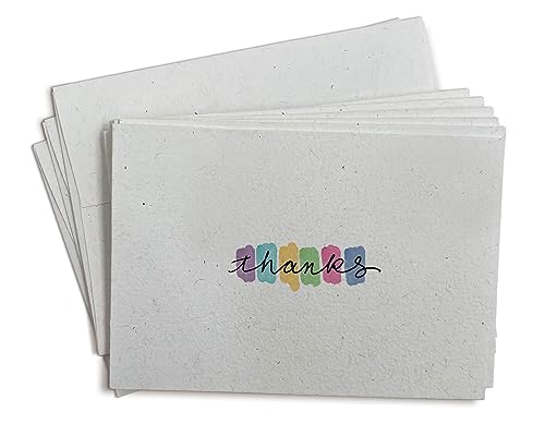 Image of Sugartown Greetings Color Palette Thank You Cards - 24 Note Cards with Envelopes - Blank Colorful Thanks Cards