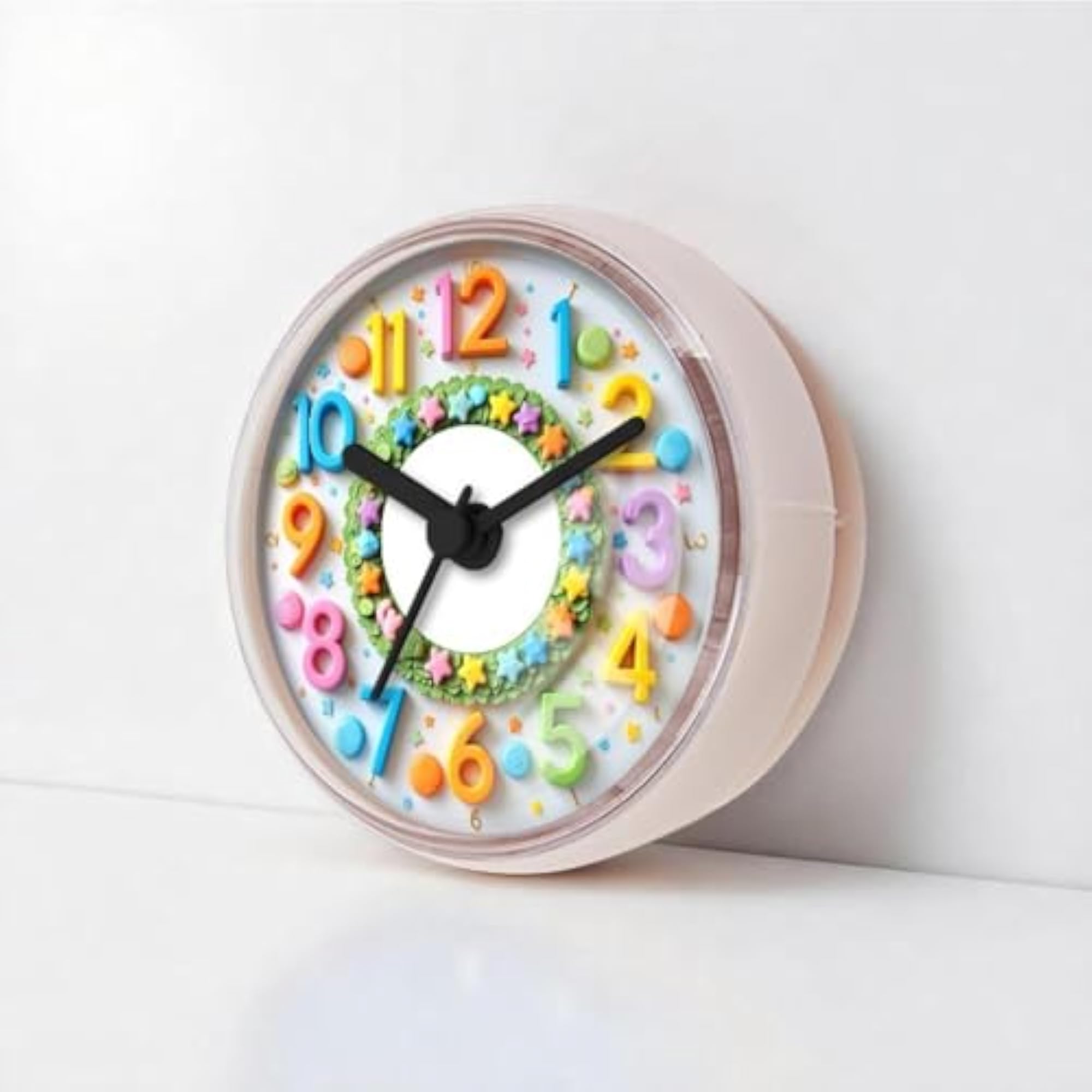 Cute Water Resistant Bathroom Shower Clock