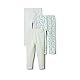 Amazon Essentials x Sofia Grainge Unisex Baby Leggings, 3er-Pack, Blassgrün/Schaf/Streifen, 18 Monate