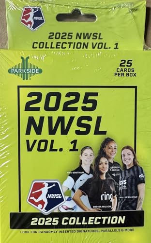 2025 NWSL Women’s Soccer Hanger Box of 25 Cards