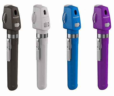 Image of Welch Allyn Ophthalmoscope Pocket LED Fiber Optic Ophthalmoscope 12870(Blue)