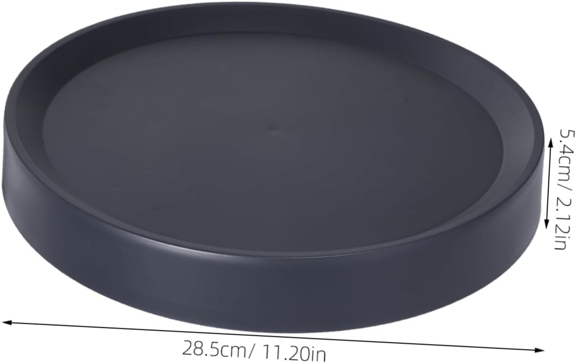 2pcs Movable Flower Pot Stand Plant Wheels Easy Mobility Planter Base for Outdoor Indoor Decor Heavy Duty Plastic Planter Tray