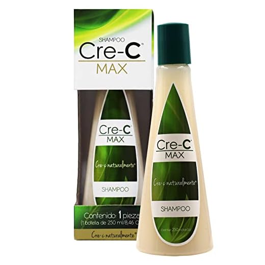 Cre-C Max Shampoo, Cleansing Shampoo, Strengthening Shampoo, Helps Prevent Hair Loss for men and women, Volume and Shine to your hair, 8.46 FL Oz, Bottle