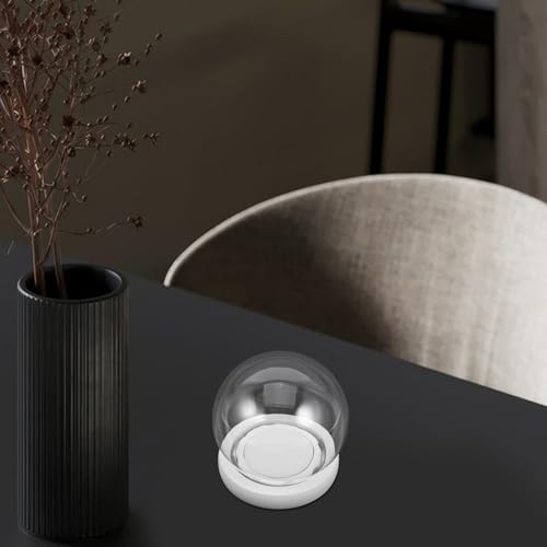 Cúpula para bola de nieve navideña y manualidades con base de madera protectora 7