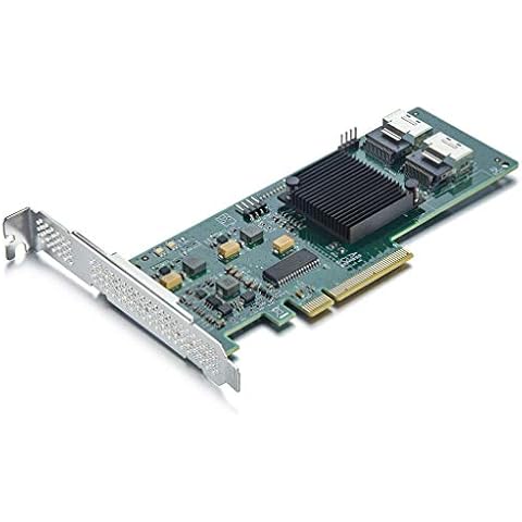 Controlador RAID interno SAS/SATA de 10Gtek con adaptador de bus de host PCI Express para LSI 9211-8I, chip LSI SAS2008, 8 puertos 6Gb/s, perfil alto y bajo Cover