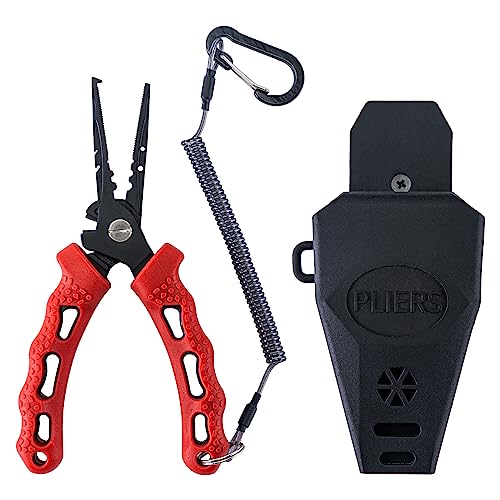 2-teiliges Angel-Set Mit Zange & Handschuh - 27,5cm Für Raubfische