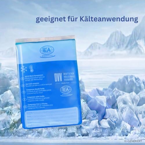 IEA Medical Kühlpads Kalt Warm Kompresse 3er Set 12x20cm – wiederverwendbare Kühlakkus Gel für Knie, Rücken, Schulter & Prellungen | Kühlpack für Familie & Erste Hilfe | Kühlkompressen BPA-frei