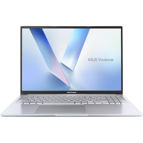 ASUS Vivobook 16, 13th Gen, Intel Core i5-13420H,16GB RAM,512GB SSD,FHD (1920 x 1200) OLED,Win 11,M365 Basic (1Year)*,Backlit Keyboard,Office 2024,Silver,1.88 kg,X1605VA-SH1952WS, Thin & Light Laptop