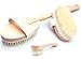 Essential Living: 3-Piece Dry Brushing Spa Kit - 1 Face Brush, 2 Body Scrub Brushes and a Cotton Bag - Body and Skin Care for Exfoliation, Blood Circulation and Lymphatic System Stimulation Support