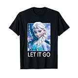 ディズニー アナと雪の女王 エルサ アイスパレス ビンテージ ポートレート Tシャツ