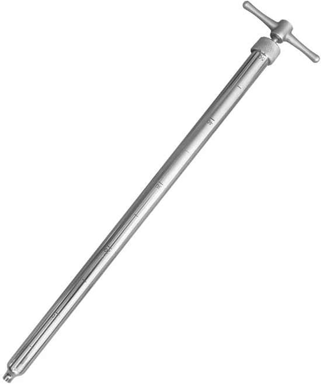 Liquid Water Thief Sampler,Pull Out Liquid Sampler,304 Stainless Steel Liquid Sampling,for Laboratory, Scientific Research Institutions and Industr(Size:1m(3.2ft),Color:Stainless steel (with scale))