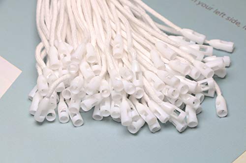 image for Tupalizy White Cotton Gift Clothing Price Tag String Hanging Rope Snap