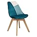 marque Atmosphera, créateur d'intérieur Chaise scandinave Baya Patchwork Canard