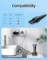 Superer 15V Ladegerät Passend für Philips HQ8505 Rasierer 3000 5000 7000 – Ansicht 4