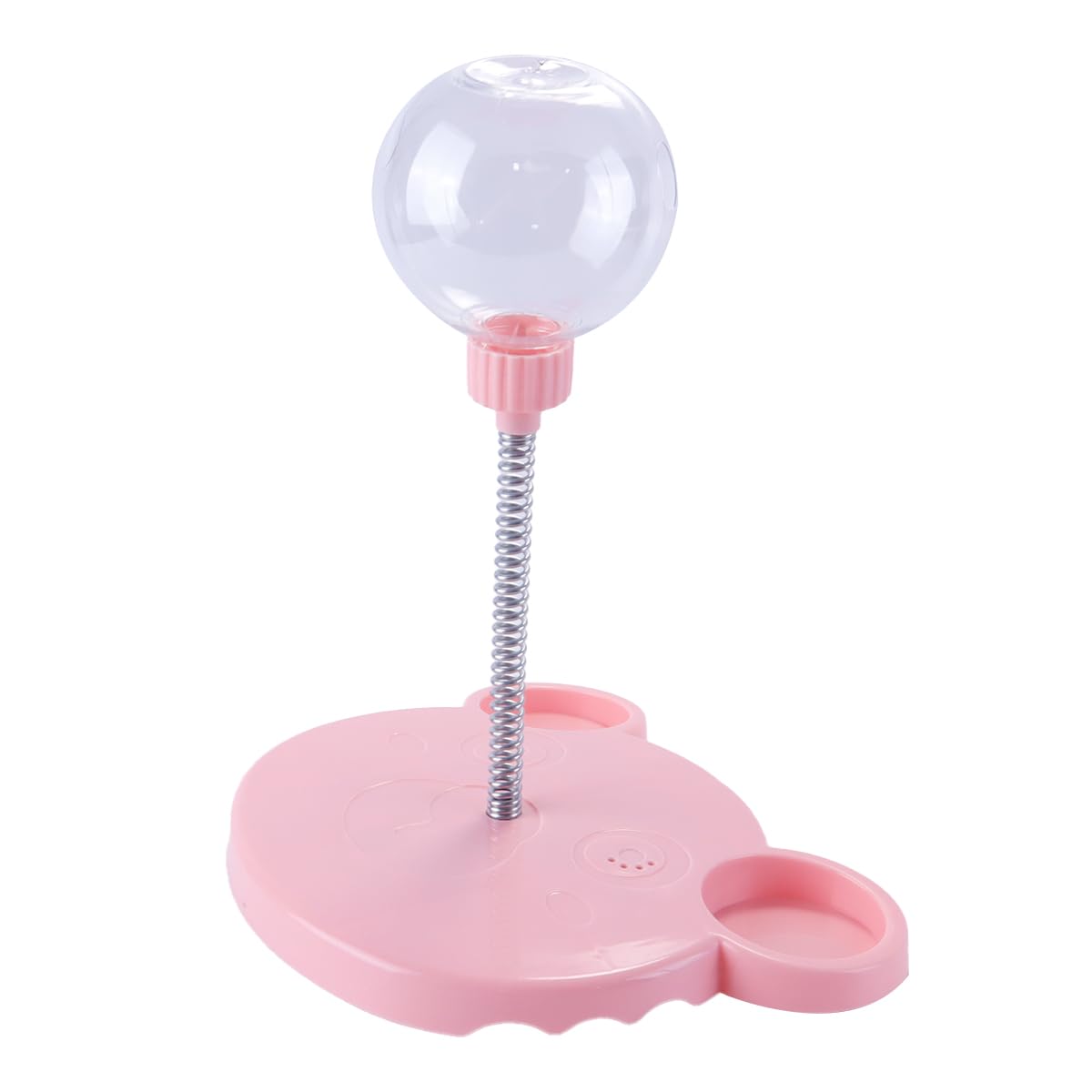 Enwye Wobbly Dog Treat Prop, Wiggling Treat Prop for Dogs Cats Swinging Slow Feeder, Pet Snack Ball, Slow Feeder Pink - Image 2