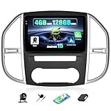SIXWIN 4G+128G Android 15 Autoradio 2 DIN 10 Pouces pour Mercedes Benz Vito 3 W447 (2014 2020)   Écran Tactile HD avec CarPlay sans Fil, Android Auto, GPS, Wi FI, Bluetooth,