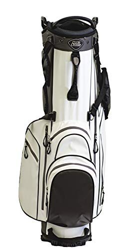 Club Champ Waterproof Stand Golf Bag, White/Black (Jr989) #TOP7