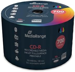 MediaRange CD-R 700MB|80min 52-fache Schreibgeschwindigkeit 