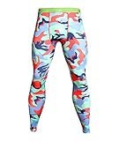 SOMTHRON Herren Hose Sport Fashion Pants Sport Leggings Lange Base-Sports Layer Gamaschen Laufhose für Männer Tarnung Fitness Strumpfhosen, Sporthose Sommer Herbst, S-3XL