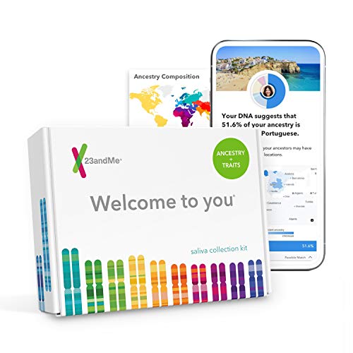 23andMe Ancestry + Traits Service: Personal Genetic DNA Test with 1500+ Geographic Regions
