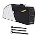 kowaku Bike Frame Storage Bag,Cycling Pack Pannier Container Bicycle Tube Bag Strap on Pouch for Riding Phone Mini Air Pump Glasses, White
