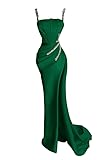 Jorshiman Emerald Green Formal Dresses for Women 2026 Square Neck Prom Dresses Long Corset Wedding Party Gowns