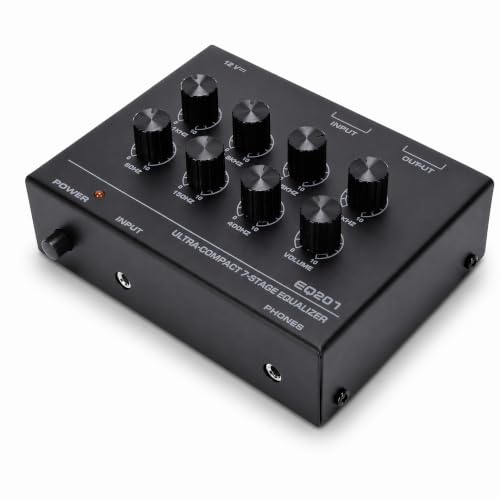 Glaeptio 7�o���h�T�E���h�C�R���C�U�[�A12dB�n�C�o�X�����A2�`�����l���f�W�^���C�R���C�U�[�A�^���A�X�g���[�~���O�A�|�b�h�L���X�e�B���O�p3.5mm���̓w�b�h�z���W���b�N (US�v���O)