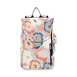 Yuiboo Bolsas de raqueta de bádminton de tenis, bonitas flores resistentes, acuarela, azul, naranja, accesorios deportivos, mochila para tenis, bádminton, raquetball