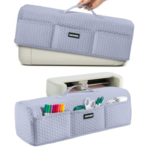 Stretchy Washable Dust Cover for Cricut Cutting Machine with Tool Pockets
