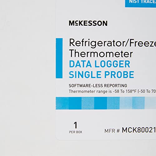 Mckesson Refrigerator And Freezer Thermometer, Single-Probe - Waterproof Digital Display Max/Min Temperatures, 1 Count #TOP3