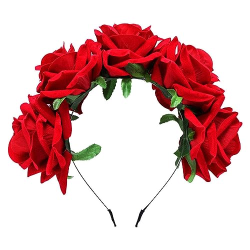 Couronne de fleurs le jour des morts pour éviter les serre-têtes rigides