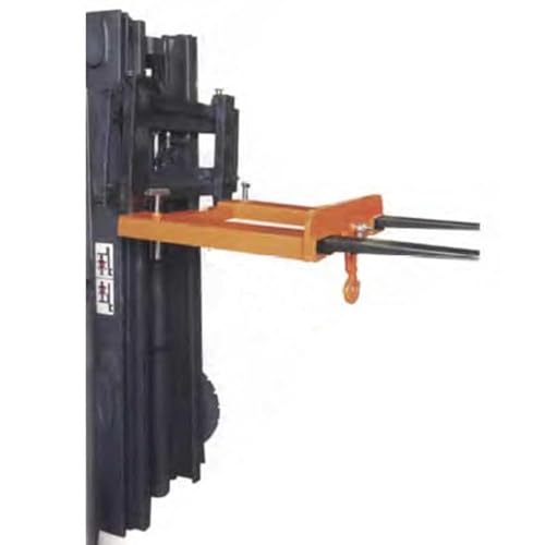 Gancio di carico per forche carrello elevatore Kg.1500 per sollevare e movimentare carichi fusti su sollevatori muletti NMK15LF