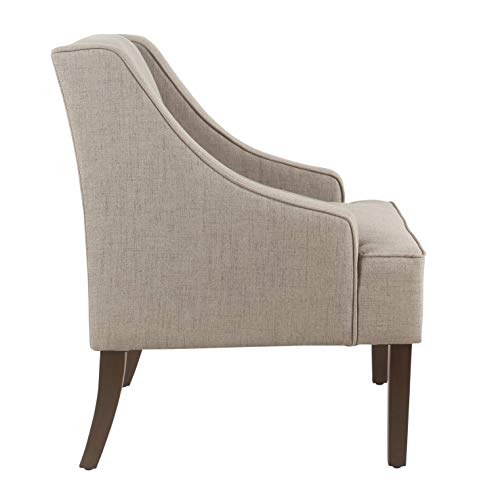 Image of HomePop Swoop Arm Accent Chair - Tan