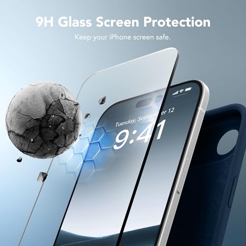 Image of Magnetic for iPhone Air Case, Compatible with MagSafe, [Full Camera Protection][Screen Protector] Silicone Shockproof Protective Phone Case for iPhone 17 Air 6.5 inch, Cobalt Blue