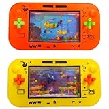 Little Toys Water Game Toy | Water Ring Game Toys for Kids Playing Birthday Return Gift Rectangle Mobile Look Water Bubble Game Toys,Assorted (Pack of 2)