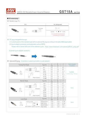 Image of 5V 3A 15W 3-Wire AC-DC High Reliability Industrial Desktop Power Adapter 2.1mm Plug Level VI