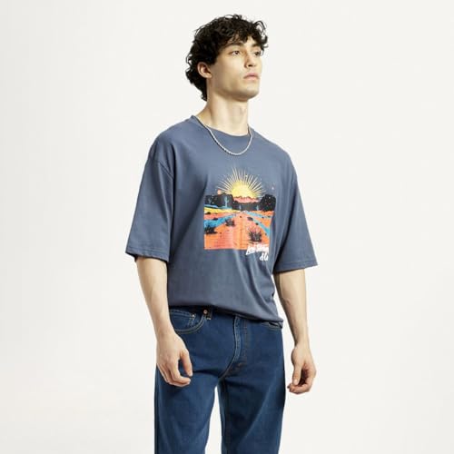 Image of Levi's Men's Printed Regular Fit T-Shirt