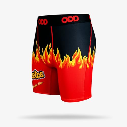 Odd Sox Cheetos Flamin Hot Fire Red Men's Boxer Briefs2