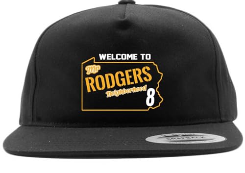 Snapback Mr Rodgers Neighborhood Pittsburgh Hat Black miniatura 1