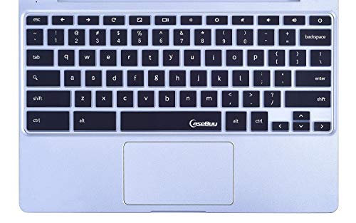 Keyboard Cover For Samsung Chromebook 4 3 Xe310Xba-K01Us/Ka1Us Xe500C13 Xe501C13 11.6 Inch/15.6" Chromebook Xe350Xba-K01Us Xe350Xba-K03Us Xe350Xba-K05Us/Samsung Chromebook Plus V2 12.2", Black #TOP5