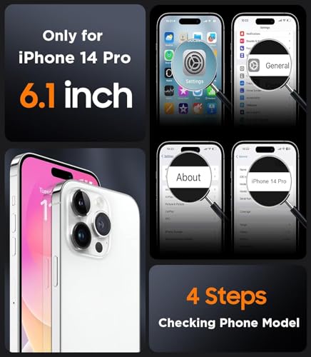 Image of ShieldTech Polycarbonate Back Cover Case Compatible for Apple iPhone 14 Pro with Slide Camera Cover & Rotated Ring Stand | Military Grade Mobile Phone Cover Case for Apple iPhone 14 Pro (Green)