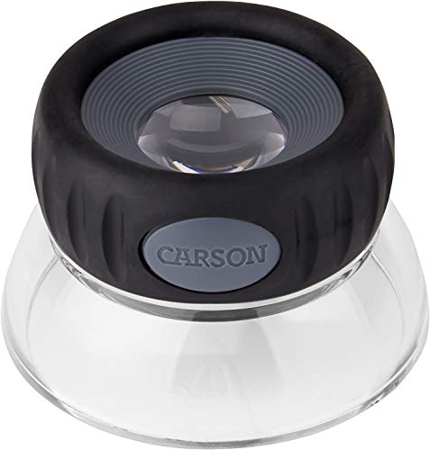 Carson LO-10 LumiLoupe Plus 10,5x Standlupe mit verstellbarem Fokus und Acrylglassockel für 14,36 EUR bei amazon.de Bild: Carson LO-10 LumiLoupe Plus 10,5x Standlupe mit verstellbarem Fokus und Acrylglassockel für 14,36 EUR bei amazon.de