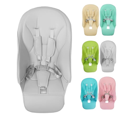 Wusideday Cubierta De Silla Alta para Bebés, Funda para Trona Bebe, Cojín De Comedor Comedor Bebé PU Cueros Sillón Alto Soporte para Peg Peregos, Siesta Zero3, Baoneo, Kosmic Jané