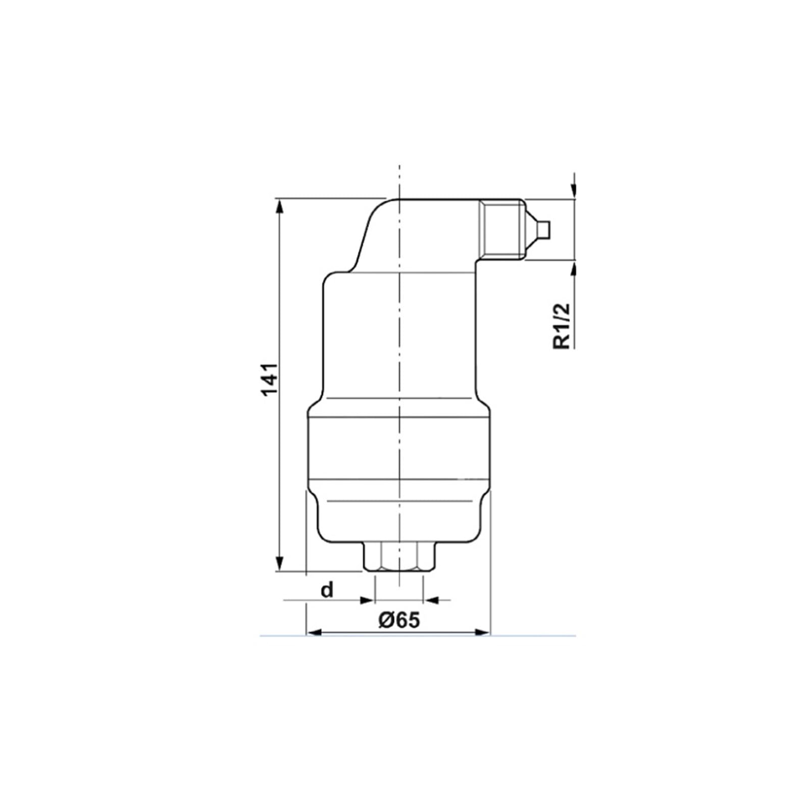 KOSBO Válvula de Purga automática antifugas DN25 de 1″, 180 Grados/1,6 MPA Válvula de ventilación de líquido antifugas, 120 L/min